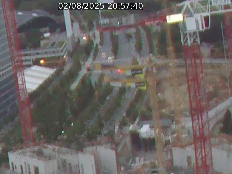 Webcam sur l'avenue John Fitzgerald Kennedy (N51) avec vue orientée vers le Findel