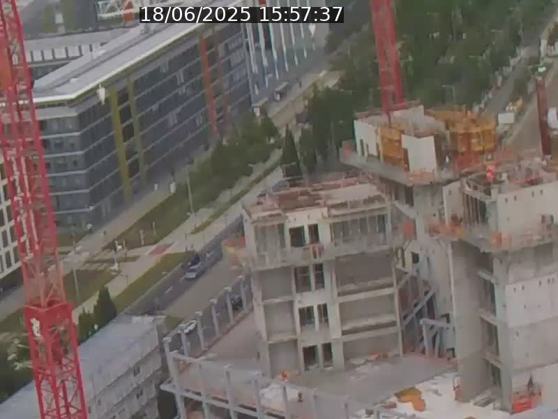 <h2>Webcam sur l'avenue John Fitzgerald Kennedy (N51) avec vue orientée vers le Findel</h2>