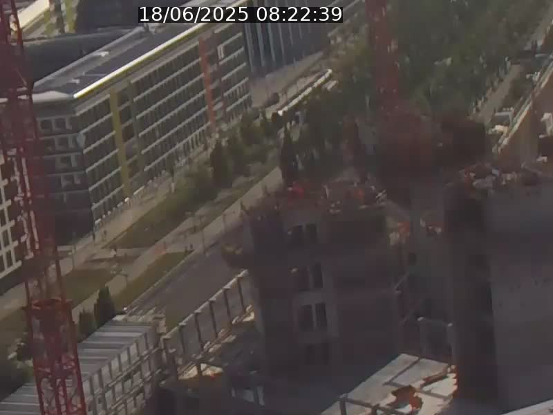 <h2>Webcam sur l'avenue John Fitzgerald Kennedy (N51) avec vue orientée vers le Findel</h2>