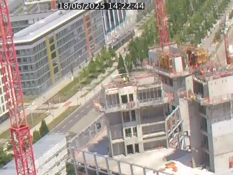 <h2>Webcam sur l'avenue John Fitzgerald Kennedy (N51) avec vue orientée vers le Findel</h2>