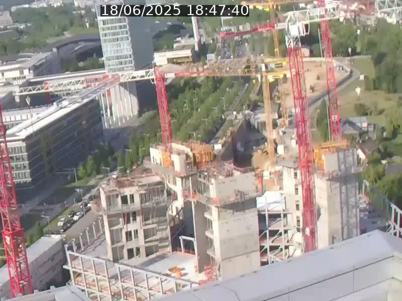 <h2>Webcam sur l'avenue John Fitzgerald Kennedy (N51) avec vue orientée vers le Findel</h2>