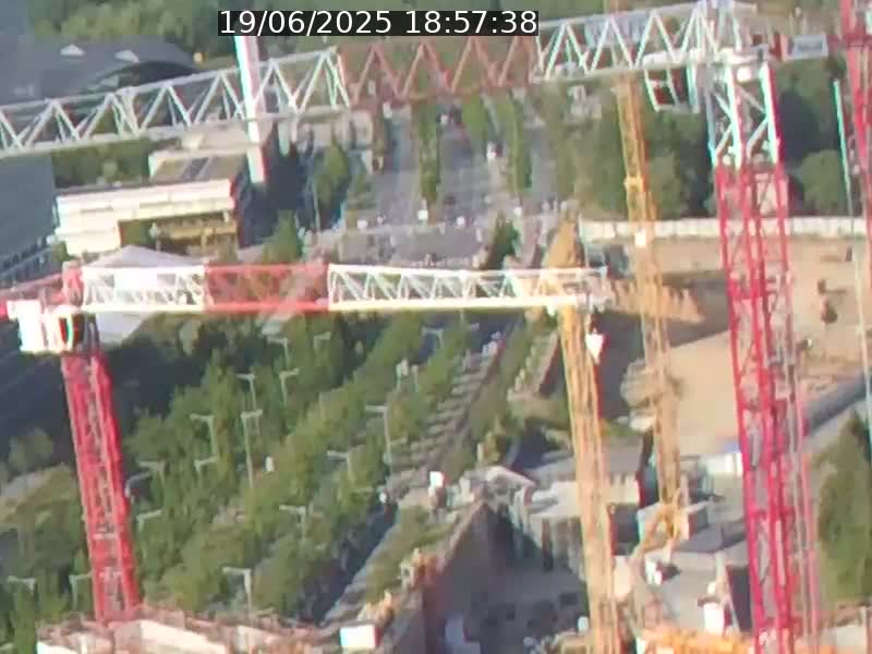 <h2>Webcam sur l'avenue John Fitzgerald Kennedy (N51) avec vue orientée vers le Findel</h2>
