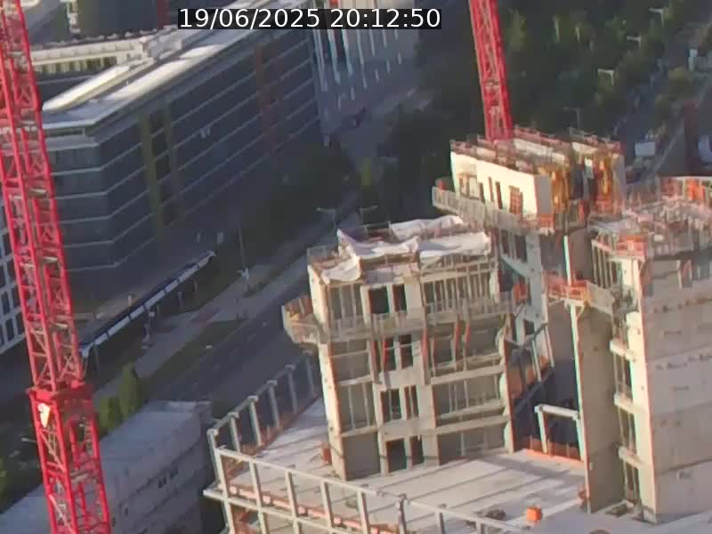 <h2>Webcam sur l'avenue John Fitzgerald Kennedy (N51) avec vue orientée vers le Findel</h2>