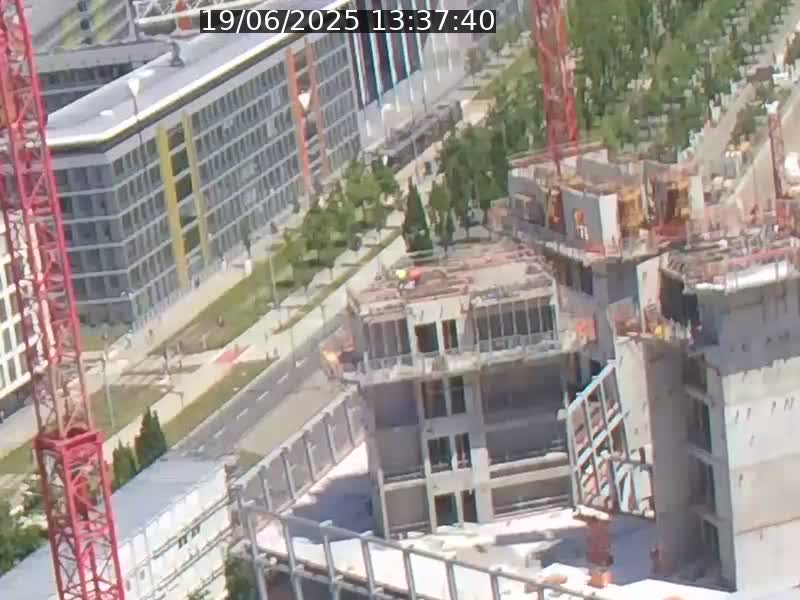 <h2>Webcam sur l'avenue John Fitzgerald Kennedy (N51) avec vue orientée vers le Findel</h2>