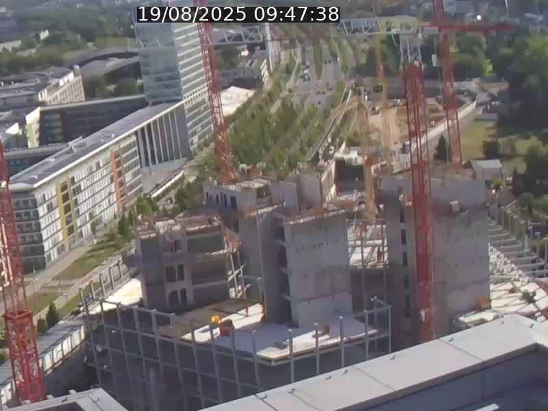 <h2>Webcam sur l'avenue John Fitzgerald Kennedy (N51) avec vue orientée vers le Findel</h2>