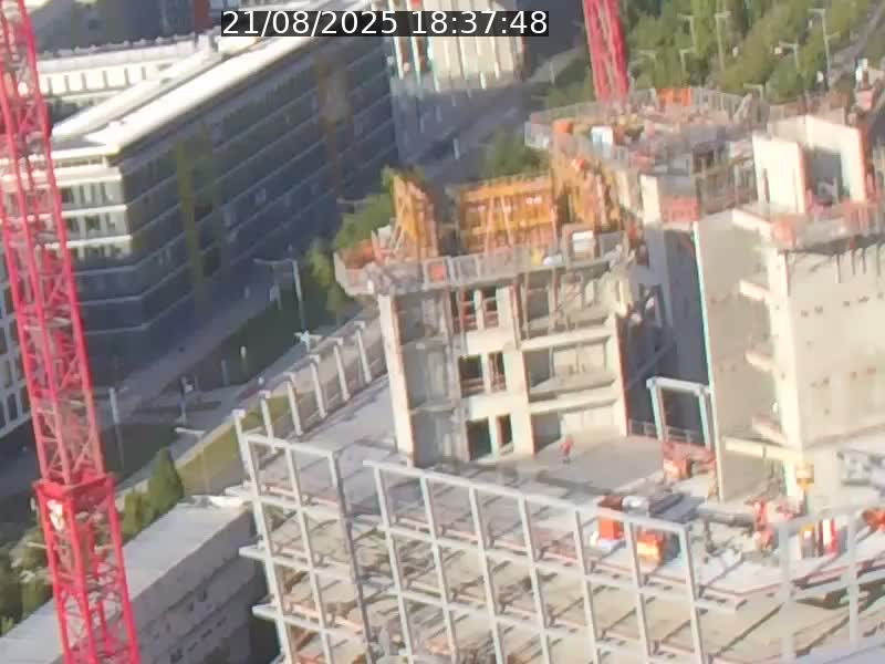 <h2>Webcam sur l'avenue John Fitzgerald Kennedy (N51) avec vue orientée vers le Findel</h2>