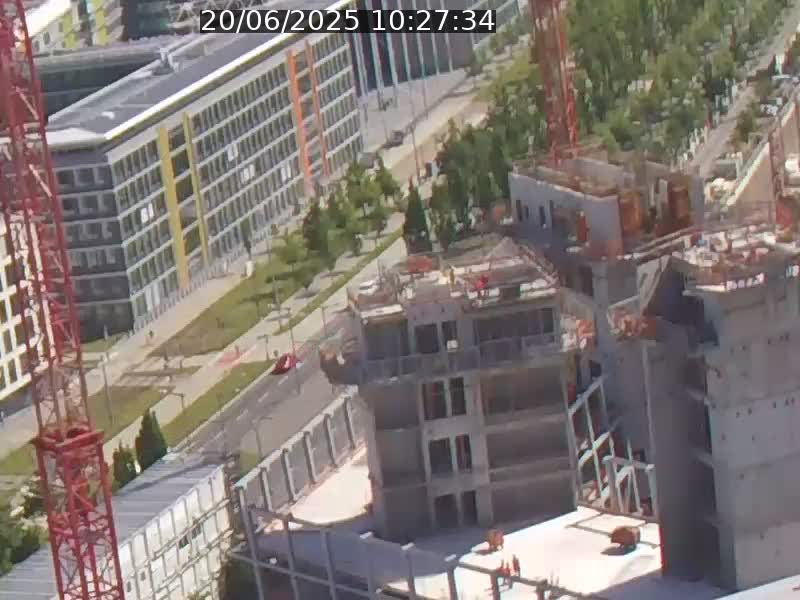 <h2>Webcam sur l'avenue John Fitzgerald Kennedy (N51) avec vue orientée vers le Findel</h2>
