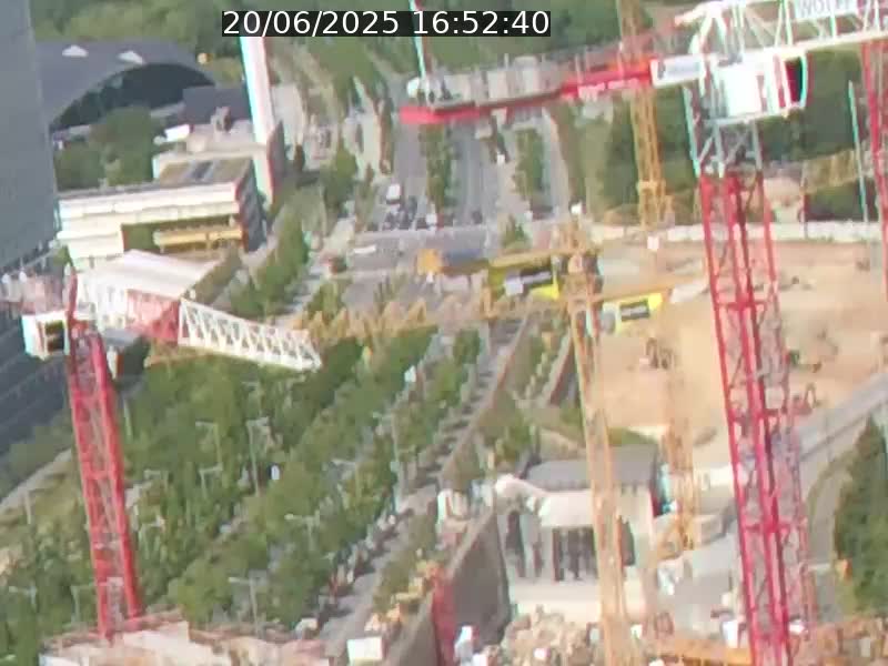 <h2>Webcam sur l'avenue John Fitzgerald Kennedy (N51) avec vue orientée vers le Findel</h2>