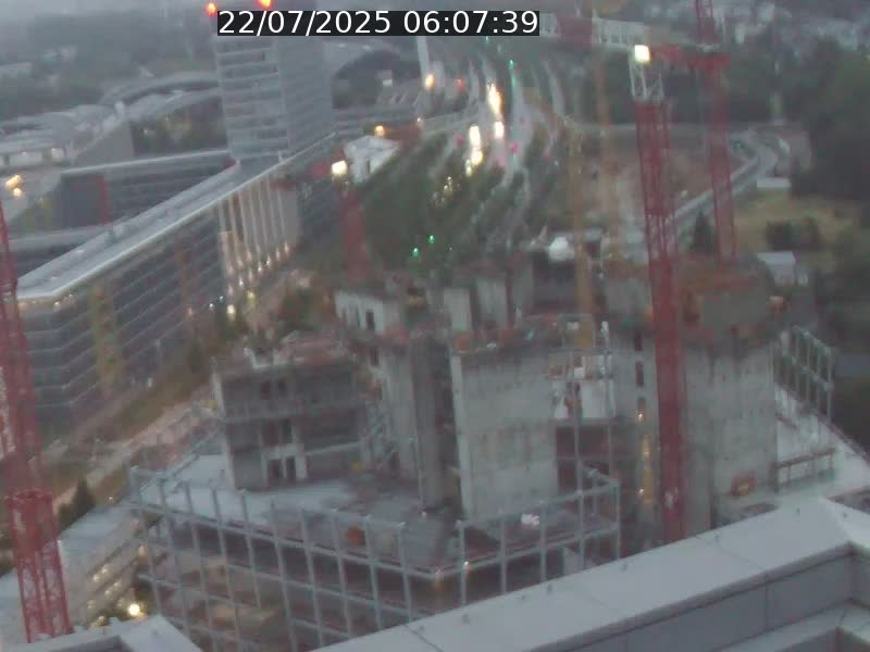 <h2>Webcam sur l'avenue John Fitzgerald Kennedy (N51) avec vue orientée vers le Findel</h2>
