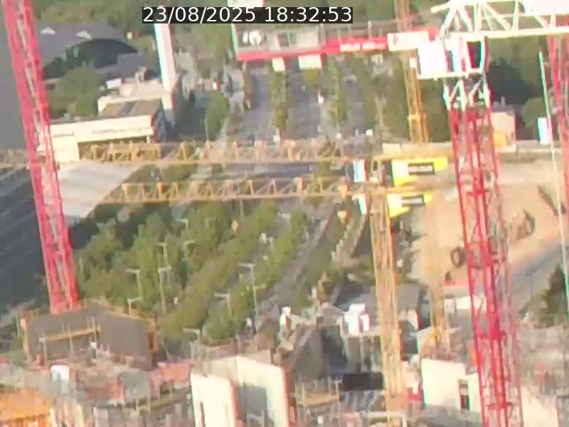 <h2>Webcam sur l'avenue John Fitzgerald Kennedy (N51) avec vue orientée vers le Findel</h2>