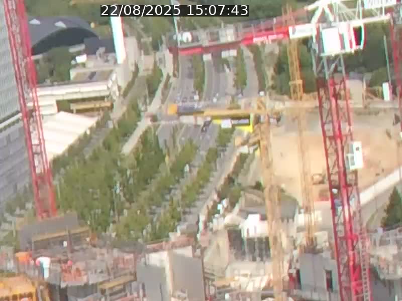 <h2>Webcam sur l'avenue John Fitzgerald Kennedy (N51) avec vue orientée vers le Findel</h2>