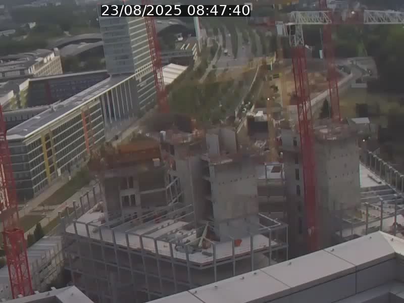 <h2>Webcam sur l'avenue John Fitzgerald Kennedy (N51) avec vue orientée vers le Findel</h2>