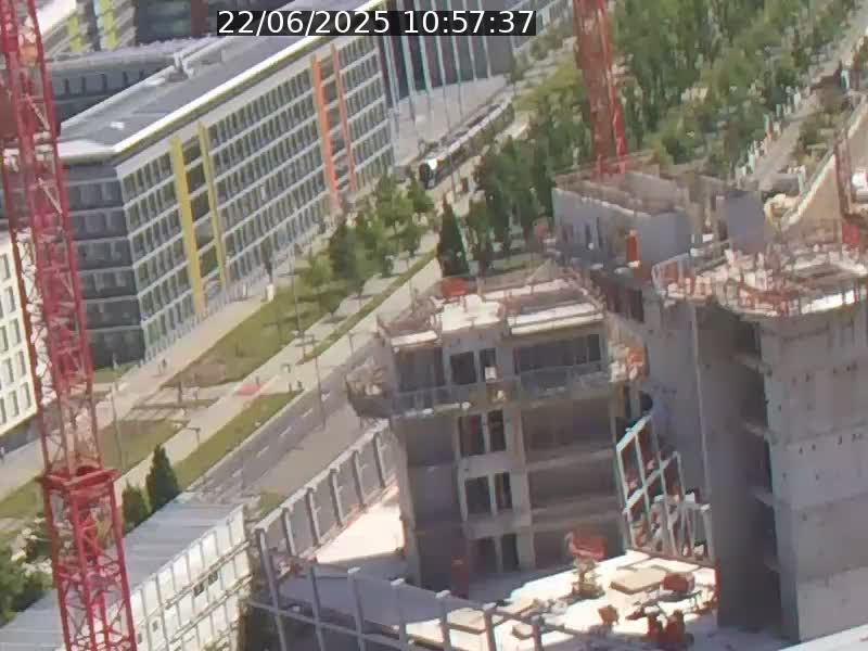 <h2>Webcam sur l'avenue John Fitzgerald Kennedy (N51) avec vue orientée vers le Findel</h2>