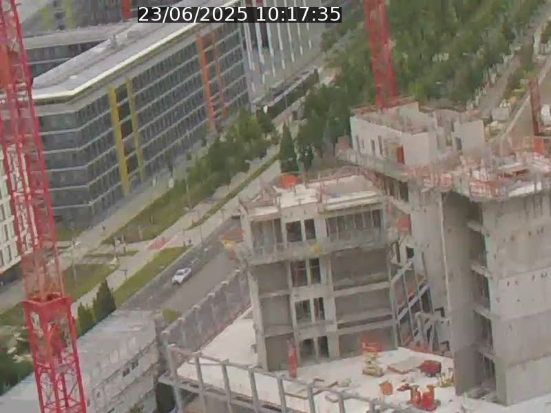 <h2>Webcam sur l'avenue John Fitzgerald Kennedy (N51) avec vue orientée vers le Findel</h2>