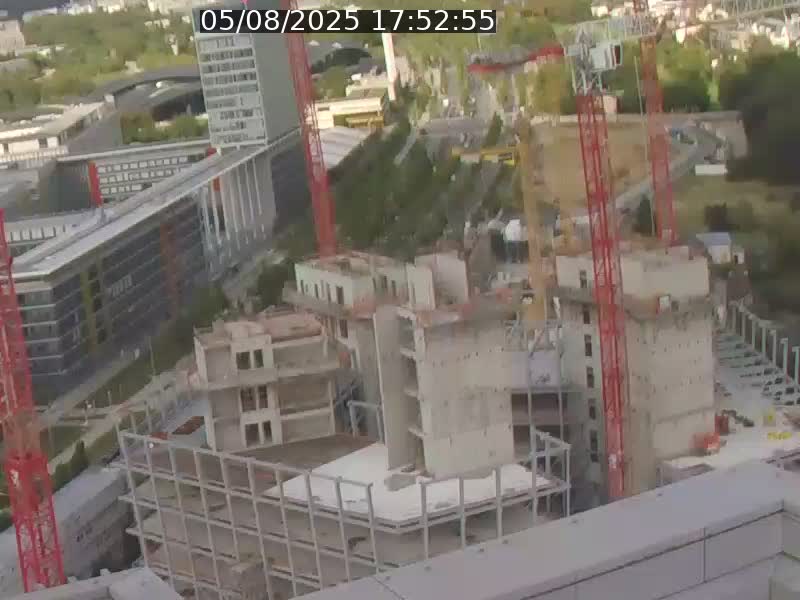 <h2>Webcam sur l'avenue John Fitzgerald Kennedy (N51) avec vue orientée vers le Findel</h2>