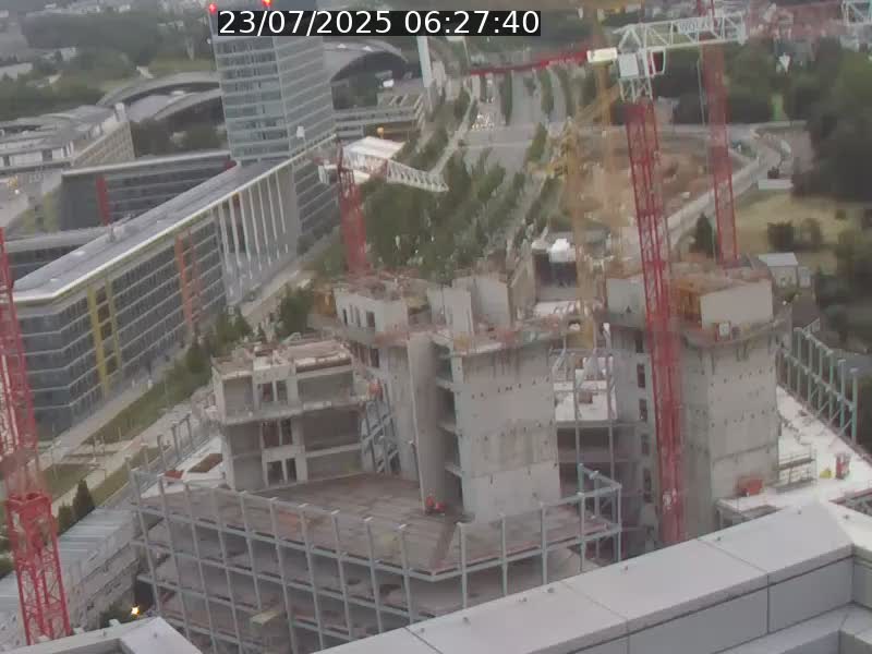 <h2>Webcam sur l'avenue John Fitzgerald Kennedy (N51) avec vue orientée vers le Findel</h2>