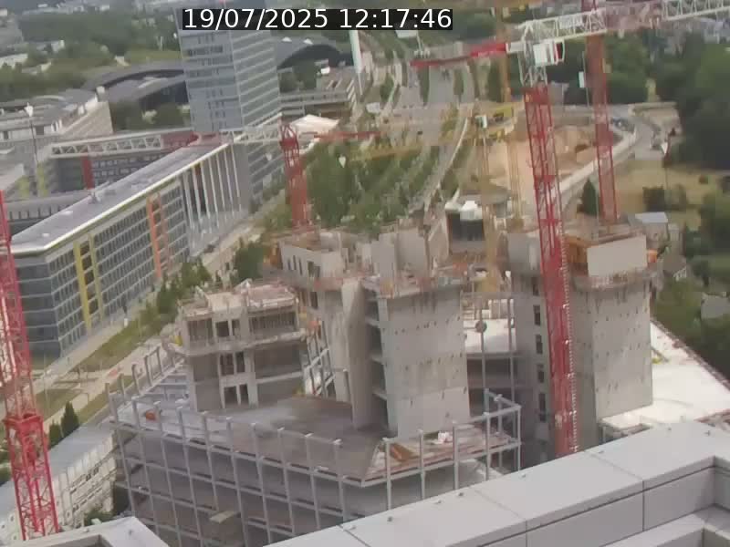 <h2>Webcam sur l'avenue John Fitzgerald Kennedy (N51) avec vue orientée vers le Findel</h2>