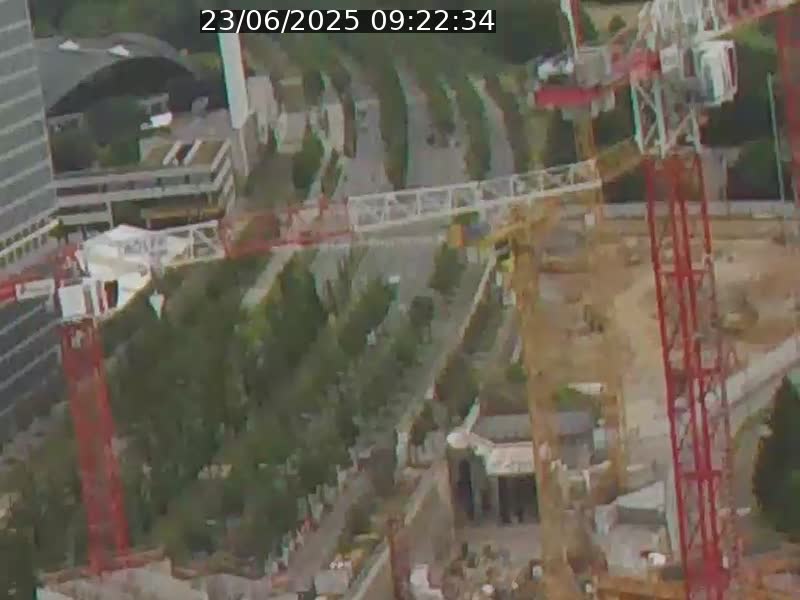 <h2>Webcam sur l'avenue John Fitzgerald Kennedy (N51) avec vue orientée vers le Findel</h2>