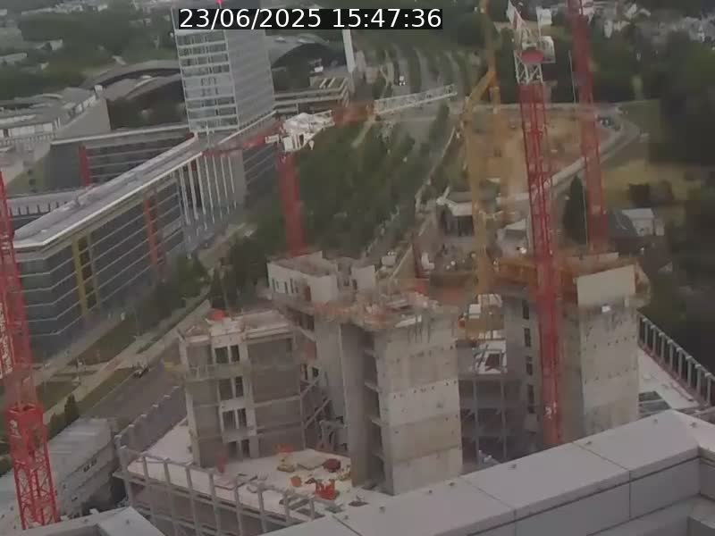 <h2>Webcam sur l'avenue John Fitzgerald Kennedy (N51) avec vue orientée vers le Findel</h2>