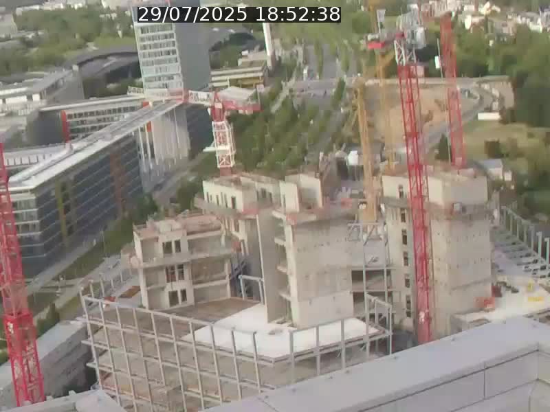 <h2>Webcam sur l'avenue John Fitzgerald Kennedy (N51) avec vue orientée vers le Findel</h2>