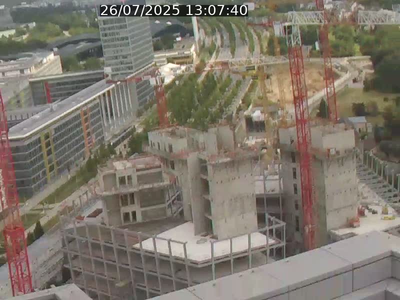 <h2>Webcam sur l'avenue John Fitzgerald Kennedy (N51) avec vue orientée vers le Findel</h2>