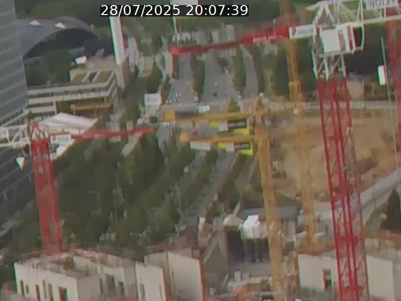 <h2>Webcam sur l'avenue John Fitzgerald Kennedy (N51) avec vue orientée vers le Findel</h2>