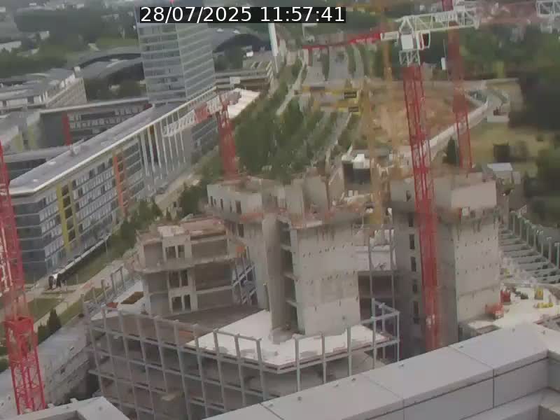 <h2>Webcam sur l'avenue John Fitzgerald Kennedy (N51) avec vue orientée vers le Findel</h2>