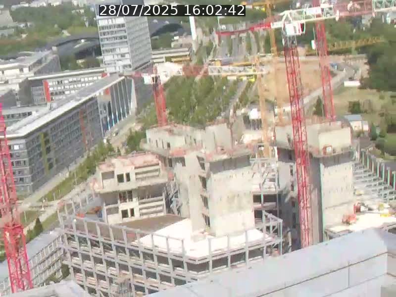 <h2>Webcam sur l'avenue John Fitzgerald Kennedy (N51) avec vue orientée vers le Findel</h2>
