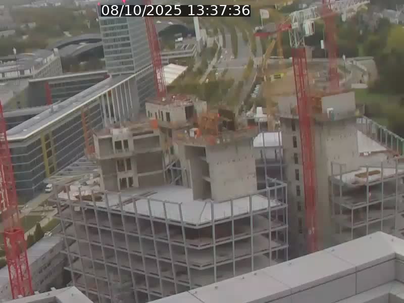 <h2>Webcam sur l'avenue John Fitzgerald Kennedy (N51) avec vue orientée vers le Findel</h2>