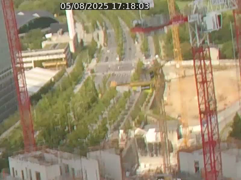 <h2>Webcam sur l'avenue John Fitzgerald Kennedy (N51) avec vue orientée vers le Findel</h2>