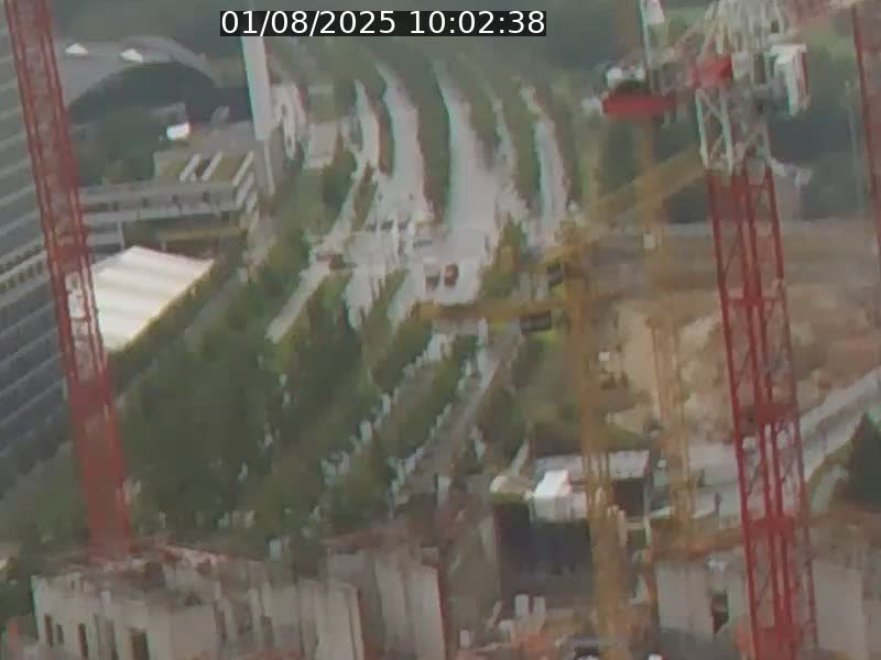 <h2>Webcam sur l'avenue John Fitzgerald Kennedy (N51) avec vue orientée vers le Findel</h2>