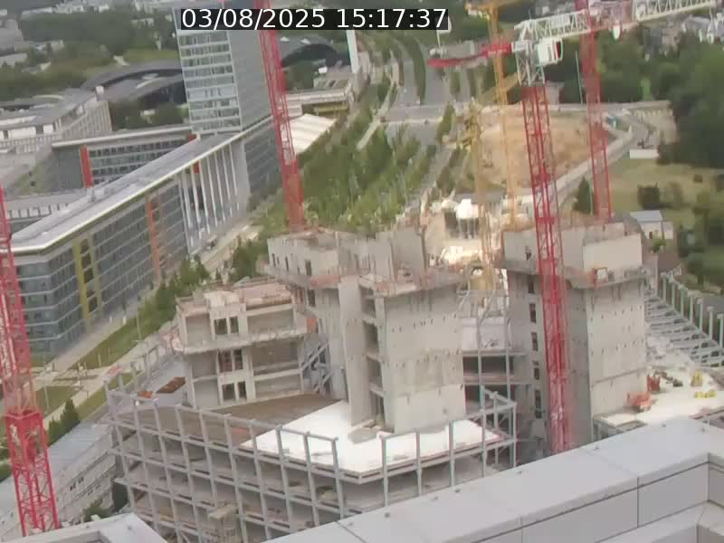 <h2>Webcam sur l'avenue John Fitzgerald Kennedy (N51) avec vue orientée vers le Findel</h2>