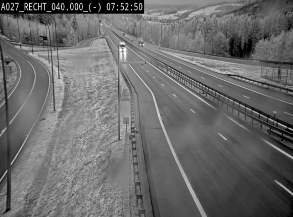 <h2>Webcam A27/E42 à hauteur de la sortie 13 Recht à proximité de Malmedy. Vue orientée vers Malmedy et Liège</h2>