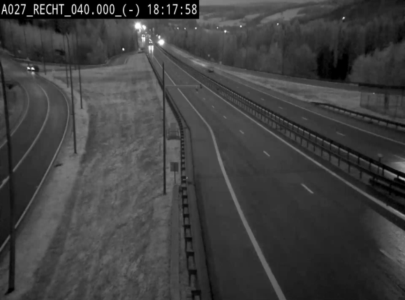 <h2>Webcam A27/E42 à hauteur de la sortie 13 Recht à proximité de Malmedy. Vue orientée vers Malmedy et Liège</h2>