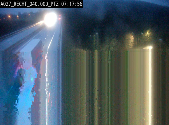 Webcam sur A27/E42 après Malmedy. Vue orientée vers l'Allemagne