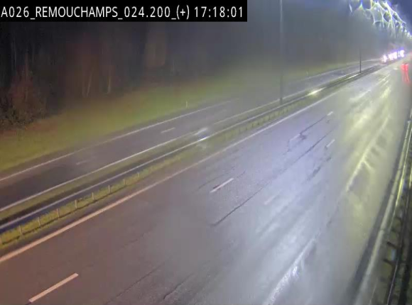 <h2>Webcam à hauteur de Spa entre la sortie Remouchamps et la sortie Stavelot. Vue orientée vers les Ardennes</h2>