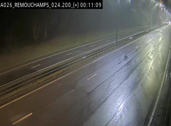 <h2>Webcam à hauteur de Spa entre la sortie Remouchamps et la sortie Stavelot. Vue orientée vers les Ardennes</h2>