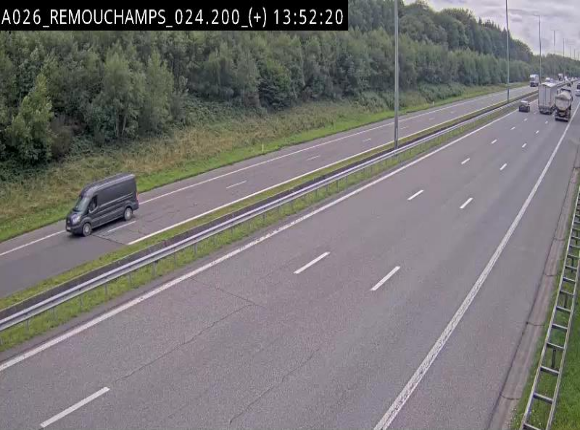 <h2>Webcam à hauteur de Spa entre la sortie Remouchamps et la sortie Stavelot. Vue orientée vers les Ardennes</h2>