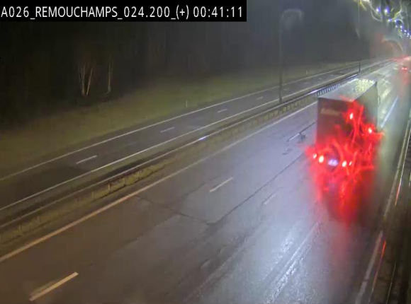 <h2>Webcam à hauteur de Spa entre la sortie Remouchamps et la sortie Stavelot. Vue orientée vers les Ardennes</h2>