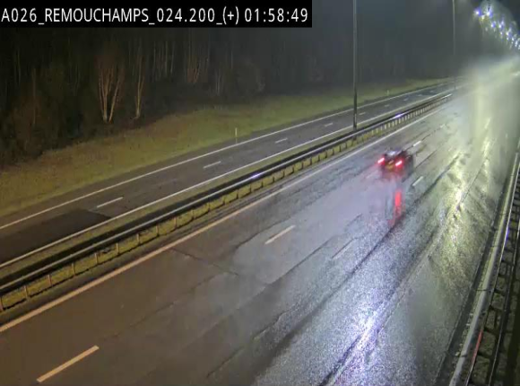 <h2>Webcam à hauteur de Spa entre la sortie Remouchamps et la sortie Stavelot. Vue orientée vers les Ardennes</h2>