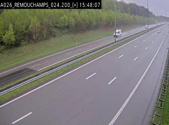 <h2>Webcam à hauteur de Spa entre la sortie Remouchamps et la sortie Stavelot. Vue orientée vers les Ardennes</h2>