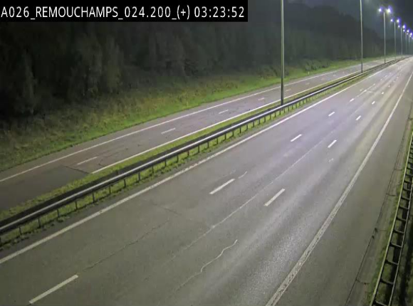 <h2>Webcam à hauteur de Spa entre la sortie Remouchamps et la sortie Stavelot. Vue orientée vers les Ardennes</h2>