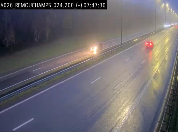 <h2>Webcam à hauteur de Spa entre la sortie Remouchamps et la sortie Stavelot. Vue orientée vers les Ardennes</h2>