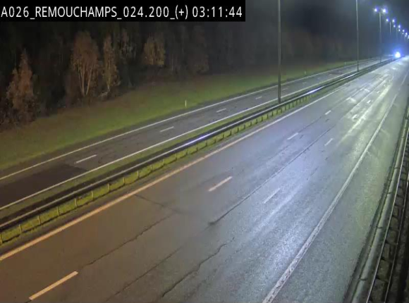 <h2>Webcam à hauteur de Spa entre la sortie Remouchamps et la sortie Stavelot. Vue orientée vers les Ardennes</h2>