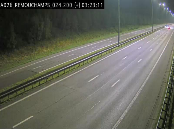 <h2>Webcam à hauteur de Spa entre la sortie Remouchamps et la sortie Stavelot. Vue orientée vers les Ardennes</h2>
