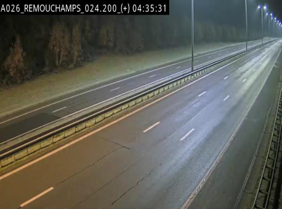 <h2>Webcam à hauteur de Spa entre la sortie Remouchamps et la sortie Stavelot. Vue orientée vers les Ardennes</h2>