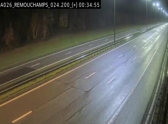 <h2>Webcam à hauteur de Spa entre la sortie Remouchamps et la sortie Stavelot. Vue orientée vers les Ardennes</h2>