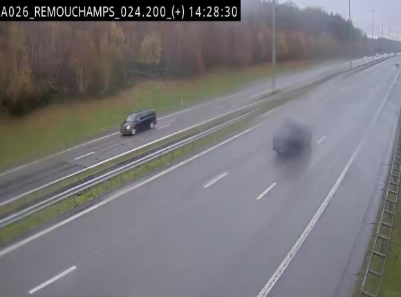 <h2>Webcam à hauteur de Spa entre la sortie Remouchamps et la sortie Stavelot. Vue orientée vers les Ardennes</h2>