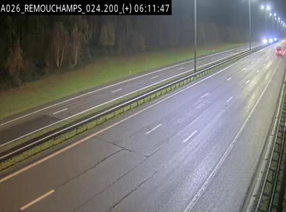 <h2>Webcam à hauteur de Spa entre la sortie Remouchamps et la sortie Stavelot. Vue orientée vers les Ardennes</h2>
