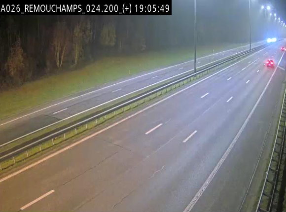 <h2>Webcam à hauteur de Spa entre la sortie Remouchamps et la sortie Stavelot. Vue orientée vers les Ardennes</h2>
